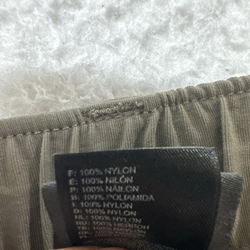 The North Face Men's Pants Size XL Brown Belted Nylon Convertible Hiking Cargo‎